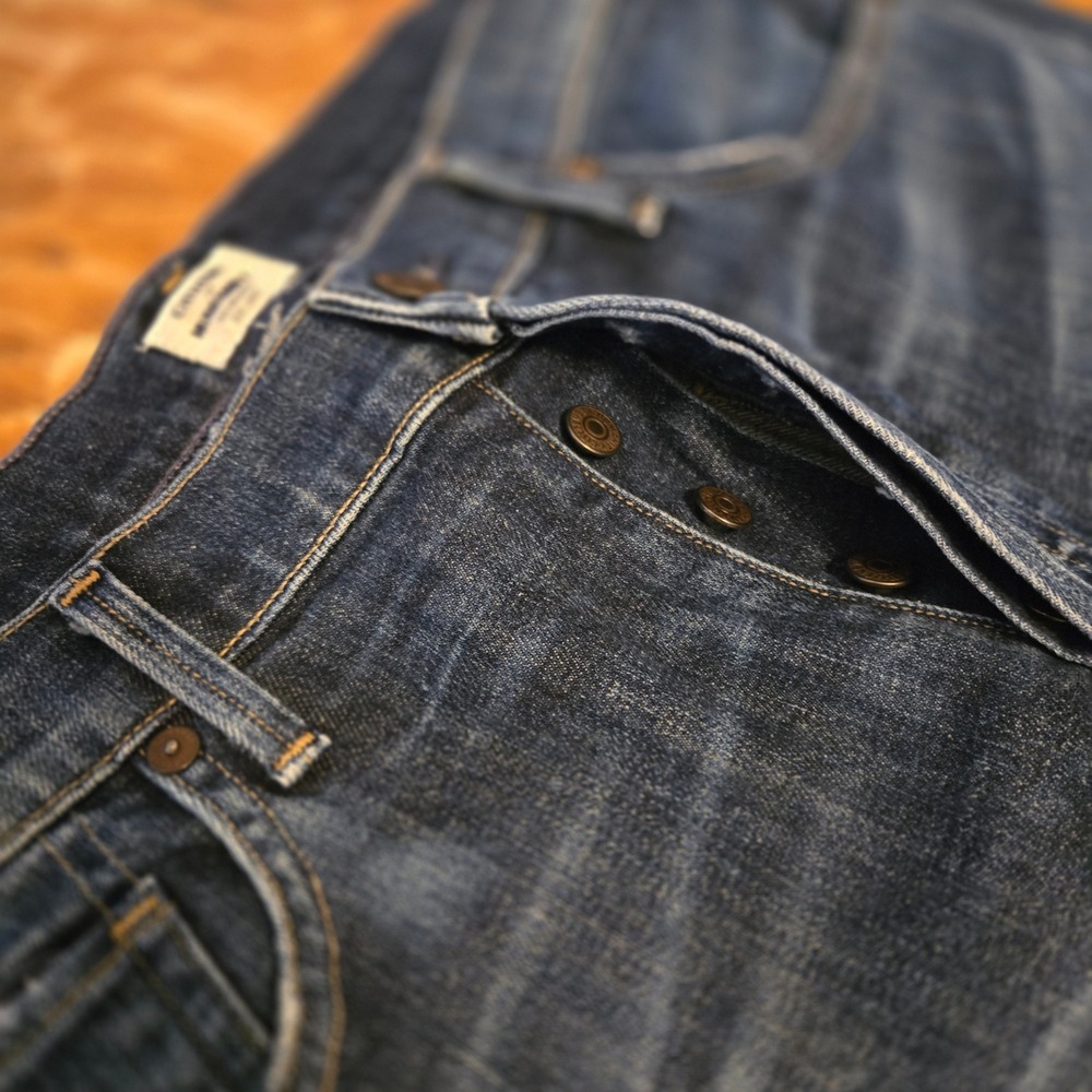 Citizens of Humanity Corey Slouchy Slim Jeans Dark Wash Blue Denim Size 30 - Picture 4 of 10